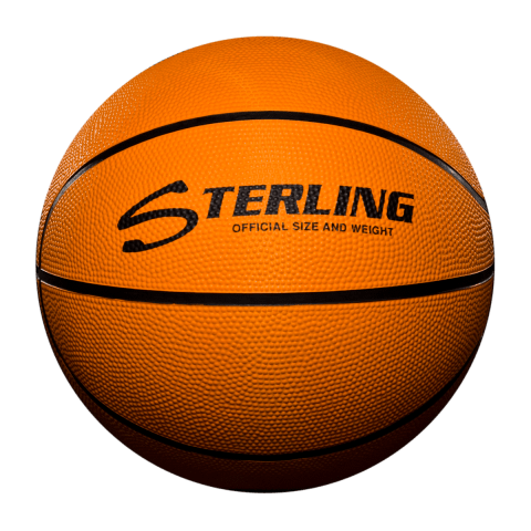 8 Panel Rubber Camp Basketball - Orange