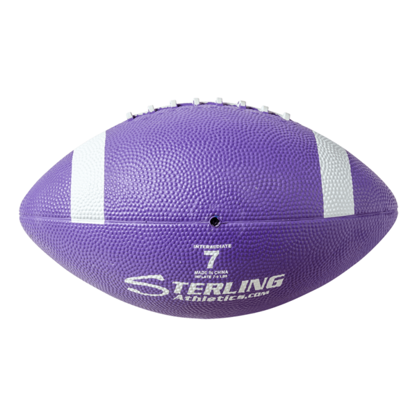 Color Rubber Camp Football Purple White