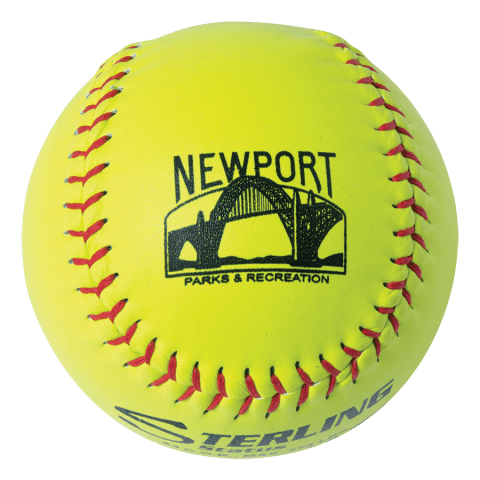 Speed Print Club FastPitch Game Leather Softball - Example 3