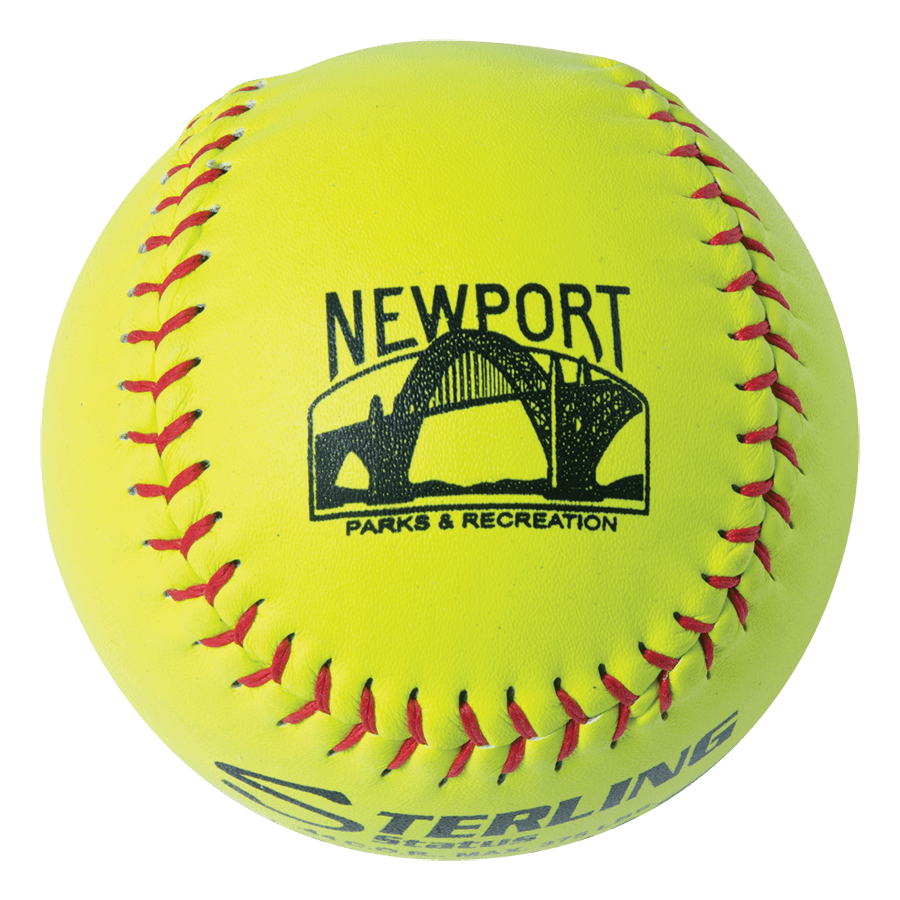 Speed Print Club FastPitch Game Leather Softball Example 3 Sterling