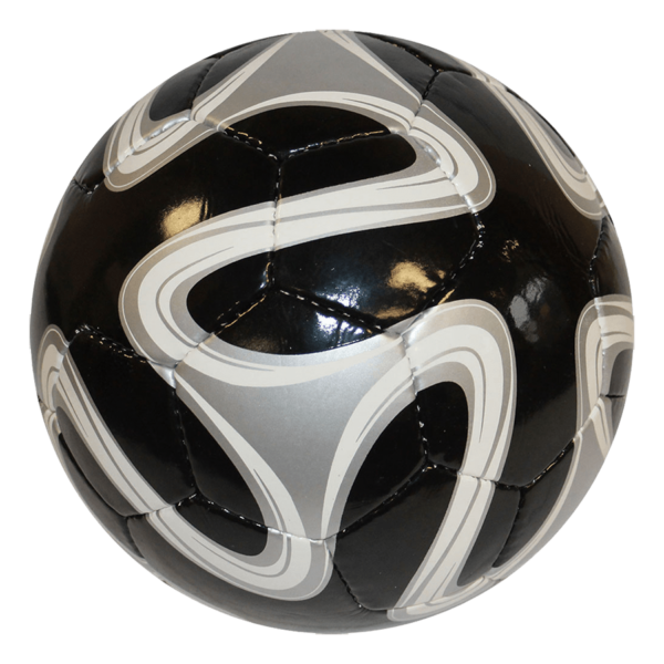 World Cup Hand-Sewn Soccer Ball - Black Silver White