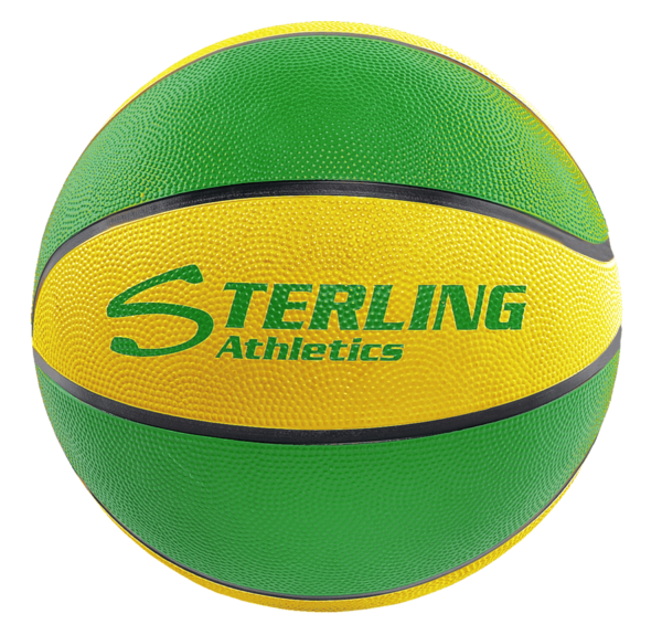 8-Panel Rubber Camp Ball - Green-Gold