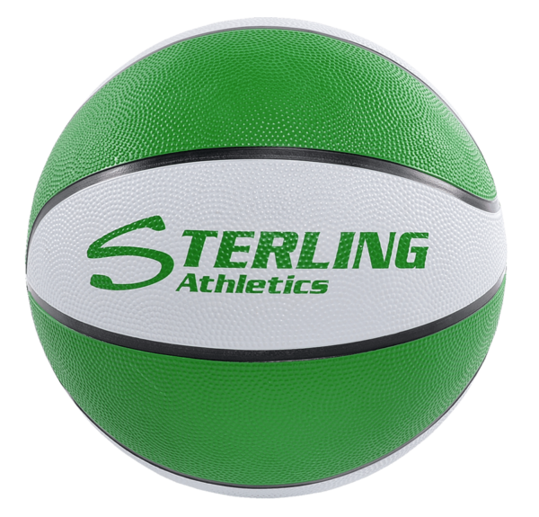 8-Panel Rubber Camp Ball - Green-White