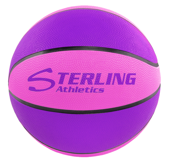 8-Panel Rubber Camp Ball - Purple-Pink