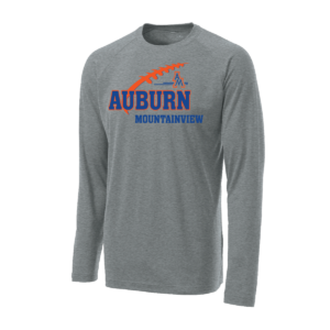 Auburn Mountainview Football Long Sleeve Tech Tee
