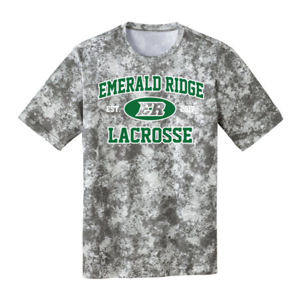 ER Lacrosse Smoke Camo Performance Tee