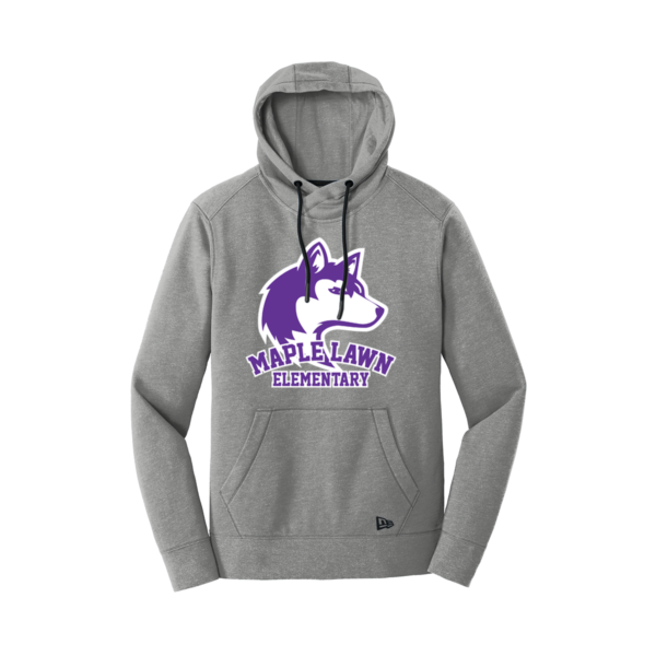 Maple Lawn Elementary Adult New Era Tri-Blend Fleece Hoody