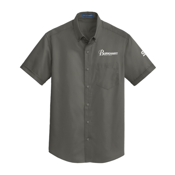 Burkhart Dental Short Sleeve Button Up Shirt