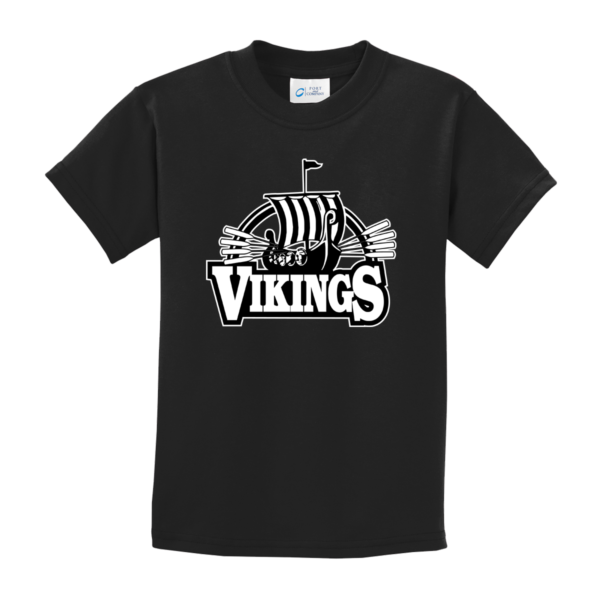 BLE Youth Cotton/Poly 50/50 T-Shirt *Viking Ship Design* - Image 4