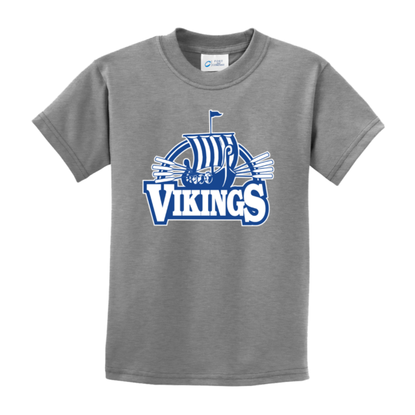 BLE Youth Cotton/Poly 50/50 T-Shirt *Viking Ship Design* - Image 3
