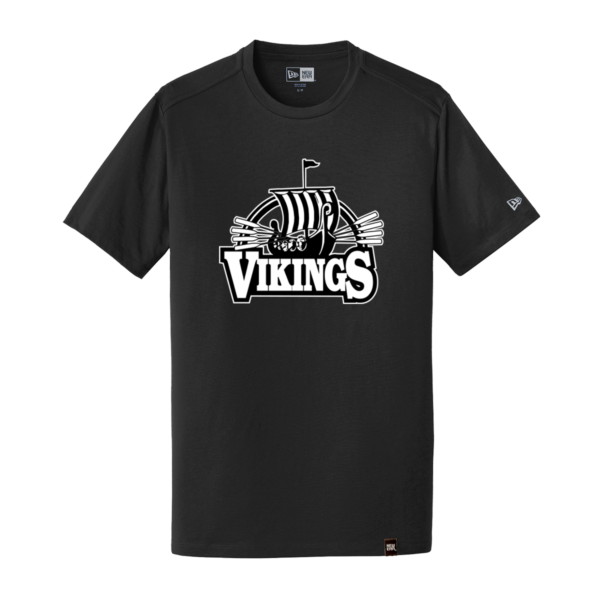 BLE Adult New Era 60/40 Cotton/Poly Shirt *Viking Ship Design* - Image 2