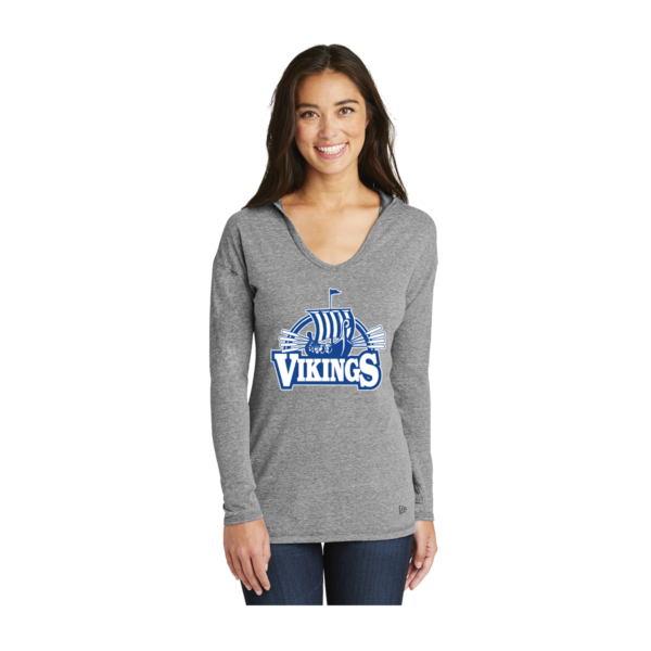BLE Ladies New Era Lightweight Hoody *Viking Ship Design* - Image 3