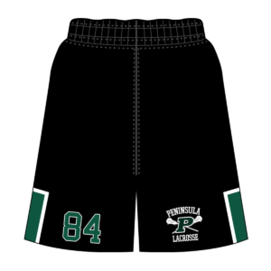 Peninsula Lacrosse Sublimated Uniform Shorts - New Player