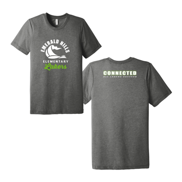 Emerald Hills Elementary Staff Adult Triblend T-Shirt - Image 3