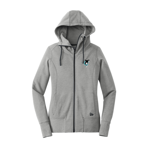 Crestwood Elementary Staff Ladies New Era Full Zip Hooded Sweatshirt