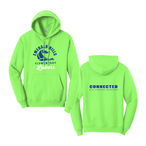 Emerald Hills Elementary Staff Adult Traditional Cotton/Poly Hooded Sweatshirt