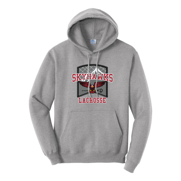 North Tapps Legacy Lacrosse 50/50 Cotton/Poly Hooded Sweatshirt - Image 2
