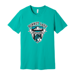 BL Women's Soccer Adult Bella+Canvas Teal Cotton Tee
