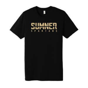 Sumner High School Spear Black Triblend Tee (Adult & Youth)