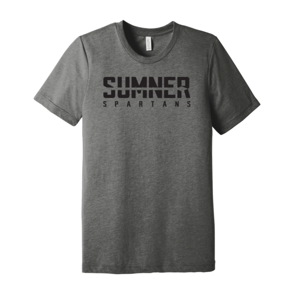 Sumner High School Spear Grey Triblend Tee (Adult & Youth)