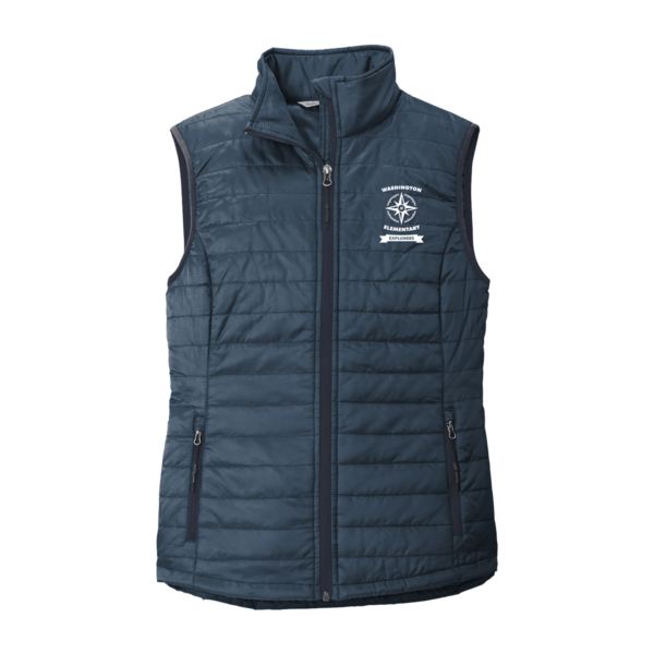 Washington Elementary Port Authority® Ladies Packable Puffy Vest - Compass