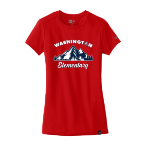 Washington Elementary New Era® Ladies Heritage Blend Crew Tee - Mountain