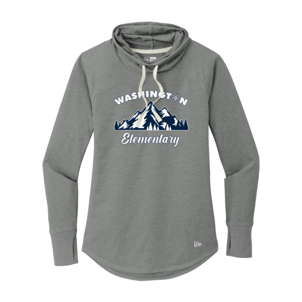 Washington Elementary New Era ® Ladies Sueded Cotton Blend Cowl Tee - Mountain