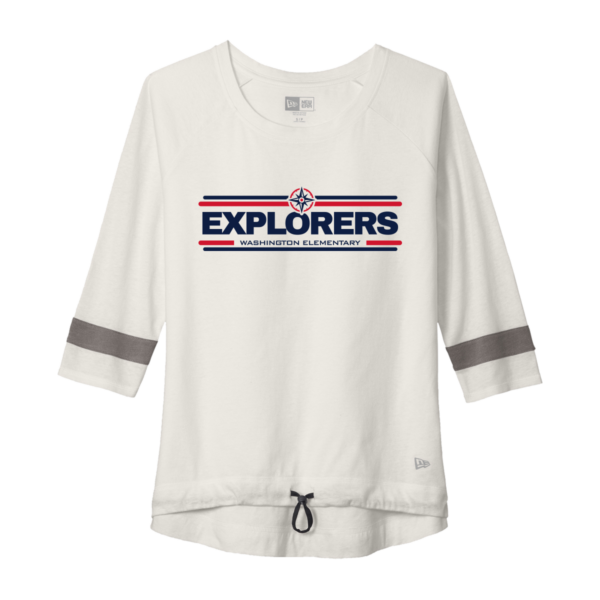 Washington Elementary New Era ® Women's Tri-Blend 3/4-Sleeve Tee