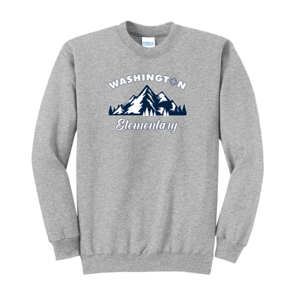 Washington Elementary Port & Company® Core Fleece Crewneck Sweatshirt - Mountain - Image 2