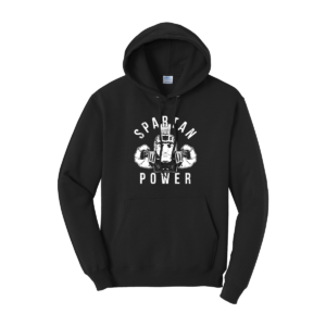 Sumner High School Spartan Power Black Hoodie (Adult & Youth)