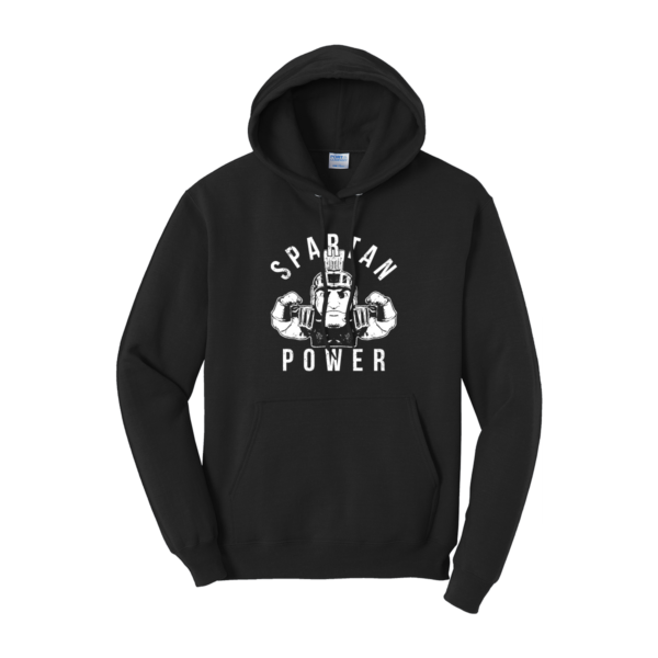Sumner High School Spartan Power Black Hoodie (Adult & Youth)