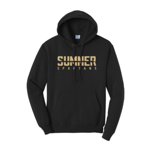 Sumner High School Spear Black Hoodie (Adult & Youth)