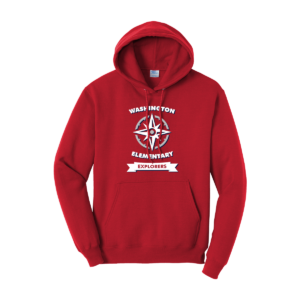 Washington Elementary Port & Company® Core Fleece Pullover Hooded Sweatshirt - Compass