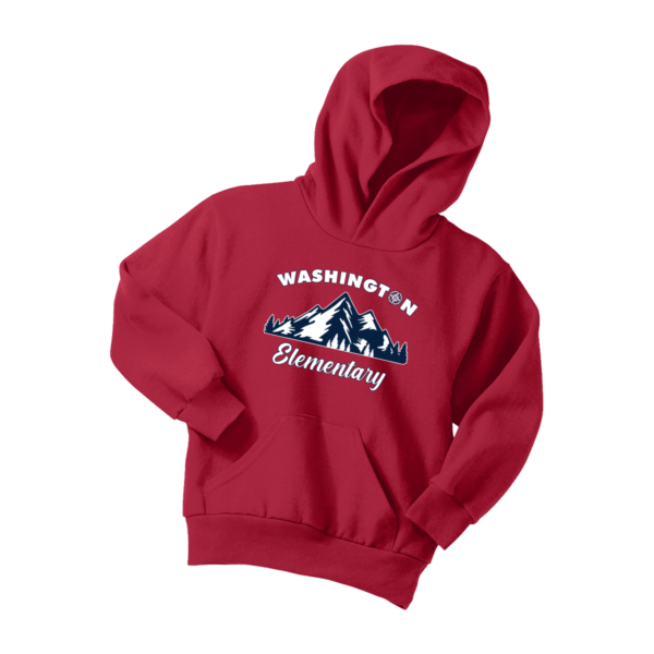 Washington Elementary Port & Company® Youth Core Fleece Pullover Hooded Sweatshirt - Mountain