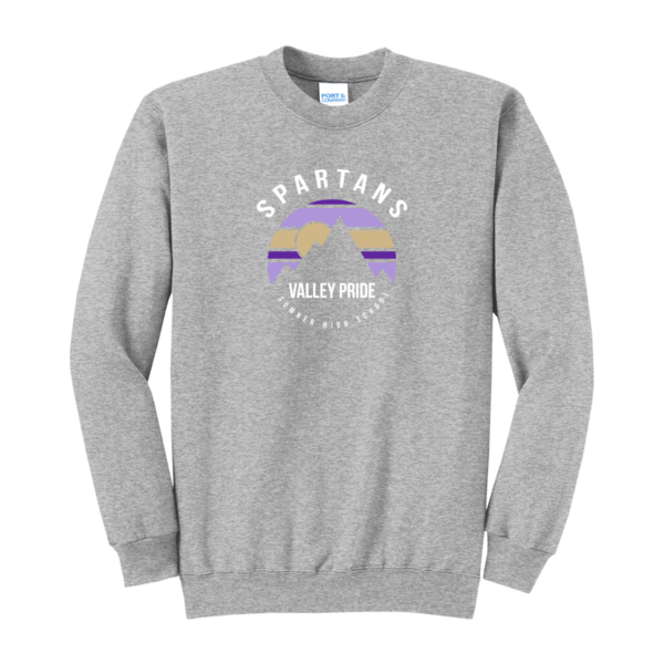 Sumner High School Valley Pride Grey Crewneck Sweatshirt (Adult & Youth)