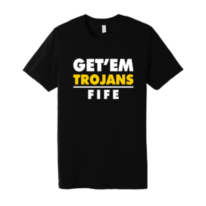 Get 'Em Trojans Bella+Canvas Tri-Blend Tee