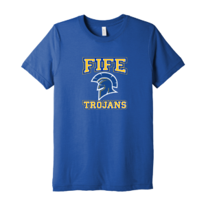 Fife Trojans Bella+Canvas Tri-Blend Tee