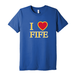 Heart Fife Bella+Canvas Tri-Blend Tee