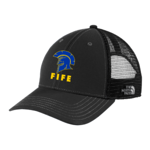 Fife Trojans North Face Trucker Mesh Snapback Hat