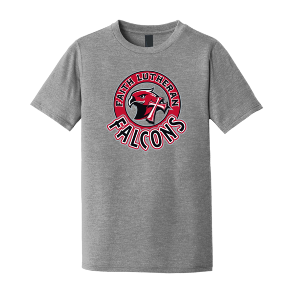 Faith Lutheran District ® YOUTH Perfect Tri ® Tee - Circle - Image 2