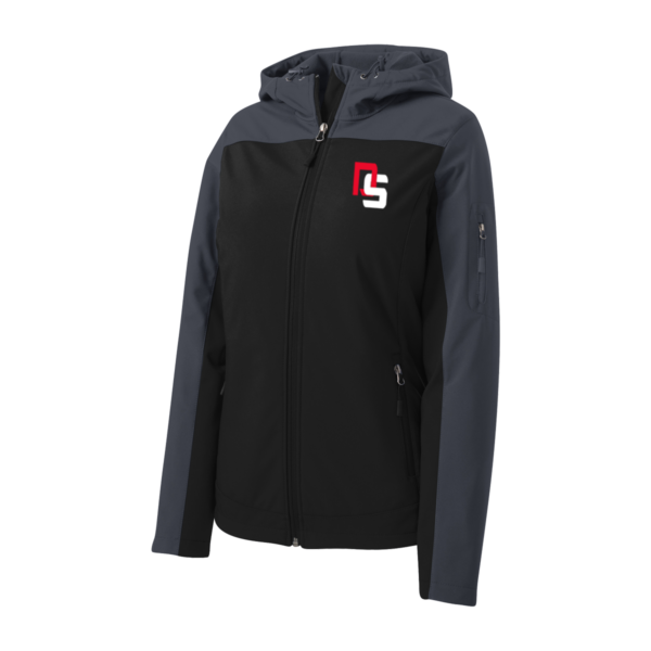 Dick Scobee Port Authority® Ladies Hooded Core Soft Shell Jacket - DS - Image 2