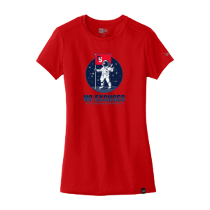 Dick Scobee New Era® Ladies Heritage Blend Crew Tee - Flag