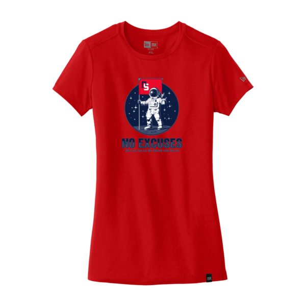 Dick Scobee New Era® Ladies Heritage Blend Crew Tee - Flag