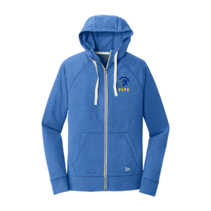 Fife Trojans New Era Ladies Sueded Cotton Blend Full-Zip Hoodie