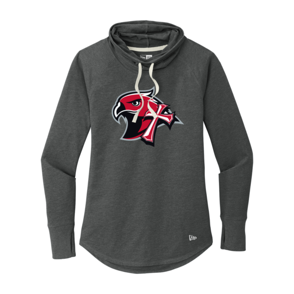 Faith Lutheran New Era ® Ladies Sueded Cotton Blend Cowl Tee - Falcon - Image 2