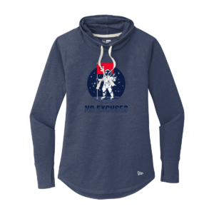Dick Scobee New Era ® Ladies Sueded Cotton Blend Cowl Tee - Flag