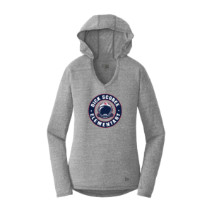 Dick Scobee New Era® Ladies Tri-Blend Performance Pullover Hoodie Tee - Helmet