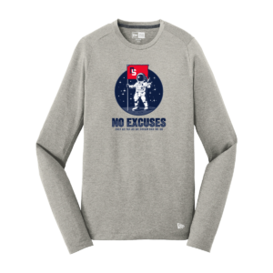 Dick Scobee New Era® Series Performance Long Sleeve Crew Tee - Flag