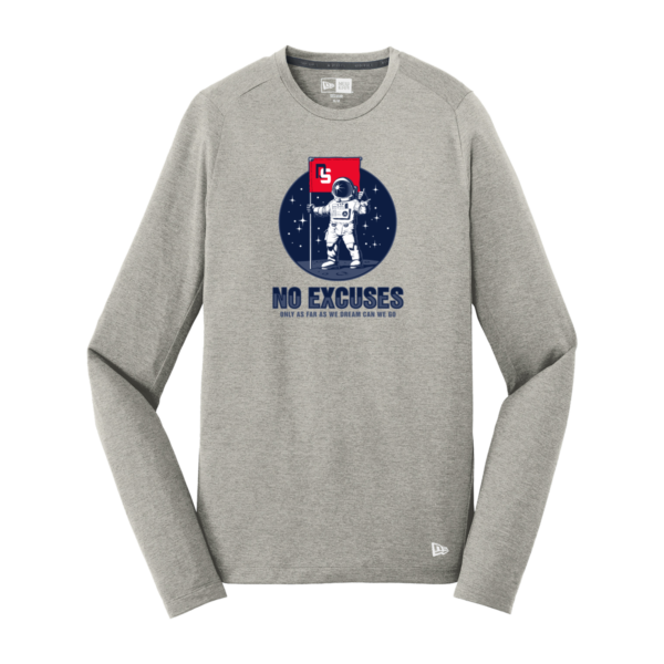 Dick Scobee New Era® Series Performance Long Sleeve Crew Tee - Flag
