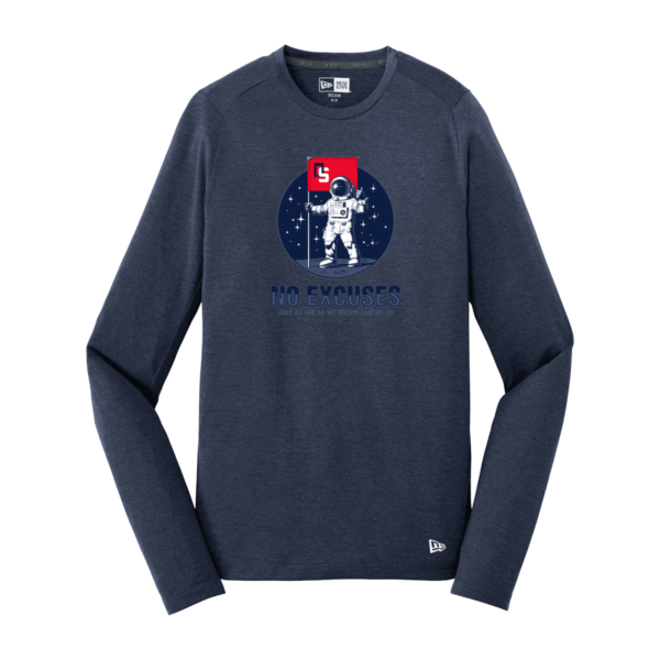 Dick Scobee New Era® Series Performance Long Sleeve Crew Tee - Flag - Image 2